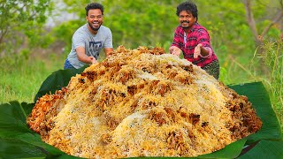 MUGHLAI MUTTON BIRYANI | Traditional Mutton Dum Biryani In Village Cooking