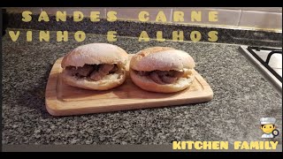 Sandes carne vinha e alhos || carne vinha de alho Típica da ilha da madeira