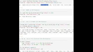 Web Server Log Analysis Using Python