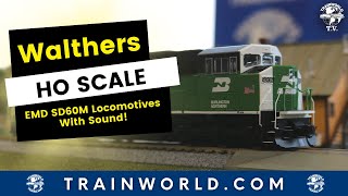 Ho Scale Walthers EMD SD60M Locomotives