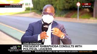 COVID-19 Pandemic | President Ramaphosa consults with political leaders