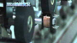 EE16 \u0026 EE19 inductor coil  winding \u0026 taping machine