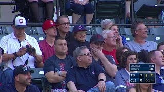 TB@CLE: Zimmer makes debut with family in attendance