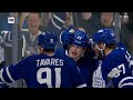 matthew knies scores opening goal off pinpoint pass from mitch marner