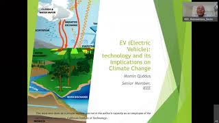 EV (Electric Vehicle) Technology and its Implications on Climate Change
