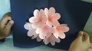 Pop up Flower card Tutorial - Handmade