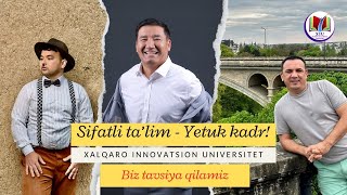 Sifatli ta'lim - Yetuk kadr! Talaba bo'lishga shoshiling | Xalqaro Innovatsion Universitet