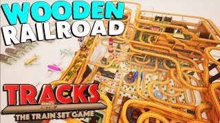 FAVORITE GAME EVER, Wooden Block Railroad | Airports, Train Stunts, Crashes & More | Tracks Gameplay