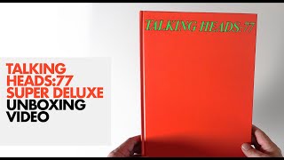 Talking Heads 77 super deluxe unboxing video