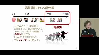 令和５年度　第７回認知症講座 特別企画「人生100年時代を考える」