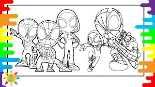 Spidey and His Friends Coloring Pages | Spidey Coloring Page | Lost Sky - Dreams pt. II