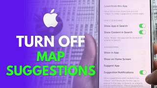 How To Stop Apple Maps From Making Suggestions