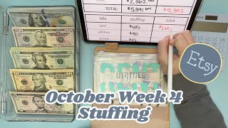 December Week 4 ( LAST of 2024) Cash Envelope Stuffing || Full-Time Income, Etsy, \u0026 Rewards App $$$