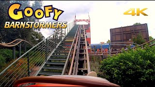 Goofy's Barnstormer Roller Coaster Front Seat POV [4K] Walt Disney World Magic Kingdom [⁴ᴷ⁶⁰]