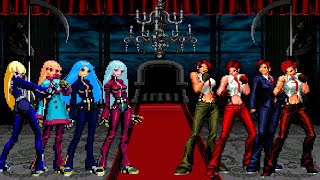 [KOF Mugen] Kula Diamond Team vs Vanessa Team