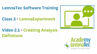 3.2.1 LemnaExperiment Creating Analysis Defintions 🟦 Advanced