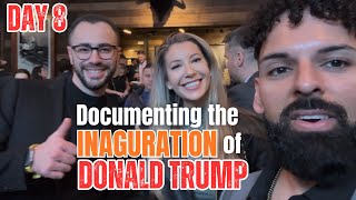 Day 8 \u0026 9  in DC: Trumps Inauguration day  VLOG