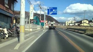 2013年3月11日現在の浦宿～女川（宮城県女川町）