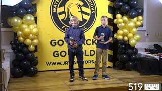 Jr. Warriors Banquet - Under 10 Awards Presentation