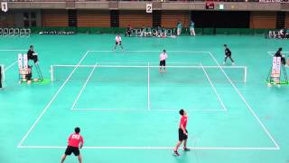 '15 全日本高等学校選抜ソフトテニス大会　男子　準々決勝　3-1