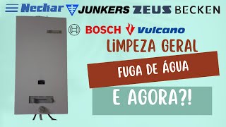 Esquentador Junkers tem fuga de água - Vulcano, Bosch, Zeus, Neckar, Becken