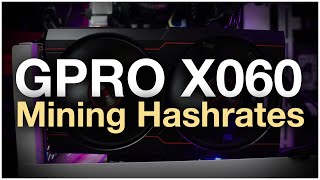 Sapphire GPRO X060 Mining GPU Hashrates (ETH, ERGO, RVN, FIRO, FLUX)