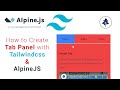 How to Easily Design Tab Panel with AlpineJS and Tailwindcss | Tabs and Pills | #tailwind #alpinejs