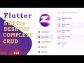 Flutter SQLite Desktop App CRUD | Complete CRUD, Beautiful Side Menu with search | 2024