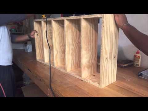 How to build DVD shelves How to build DVD shelves