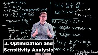 Optimization and Sensitivity Analysis - Math Modelling | Lecture 3