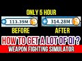 How to Get a lot of Qi in Weapon Fighting Simulator Roblox