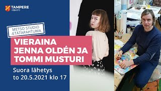 Vieraina Jenna Oldén ja Tommi Musturi