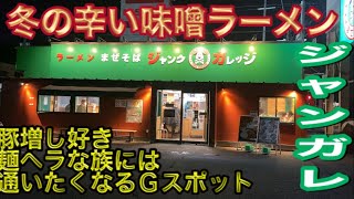 辛味噌ラー✖︎豚増し✖︎ニンニクトリプル✖︎背脂ダブル【ジャンクガレッジ】埼玉県白岡市2021.12.31 🍜 Japanese delicious ramen🍜