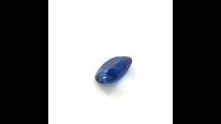 Blue Sapphire Precious 8.30x6.71x3.65 mm Oval Step Cut VVS Clarity Denim Blue Color Loose Gemstone