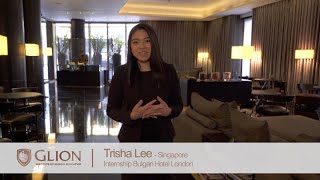 Glion student Trisha Lee's internship at luxury hotel Bulgari, London