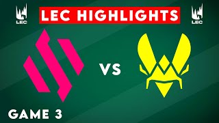 BDS vs VIT Game 3 Highlights | LEC 2025 Winter Playoffs | Team BDS vs Team Vitality by Onivia