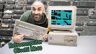 Retro Nostalgia! 1987 Olivetti M240 Computer Repair!