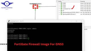 Download and install Fortigate firewall image in GNS3 | FortiGate version 7.4 image for GNS3