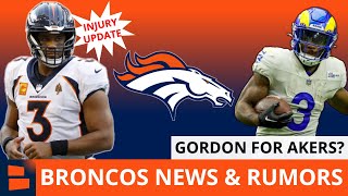 Russell Wilson Injury News + Broncos Trade Rumors: Melvin Gordon For Cam Akers & Christian McCaffrey