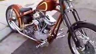 Real Deal Old School Style Harley Panhead Chopper