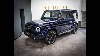 2020 Mercedes-Benz G 63 AMG G manufaktur mysticblau / classicrot Walkaround by AURUM International