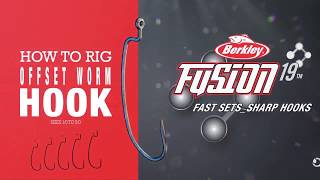 Berkley Offset Worm Hook Rigging Powerbait Powerworm