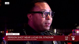 IMPD says a man was shot, killed near Lucas Oil Stadium