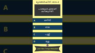 മൃഗങ്ങൾ ക്വിസ് - ഭാഗം 2 #shorts | Animals Quiz - Malayalam Shorts