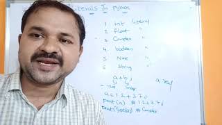 Literals In Python Programming || Constants In Python