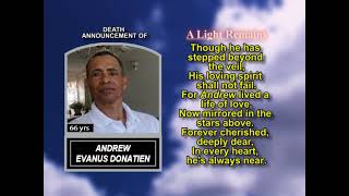 Andrew Evanus Donatien ~ Medium Obituary & POEM