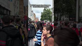 England fans party on the streets of London #Euro2024 #europeanfootball #football #soccer #europe