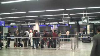 Passport Control at Frankfurt Airport