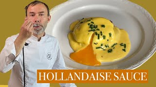 How To Make Hollandaise Sauce I French Chef Tutorial