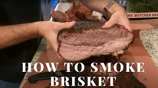 How to smoke brisket